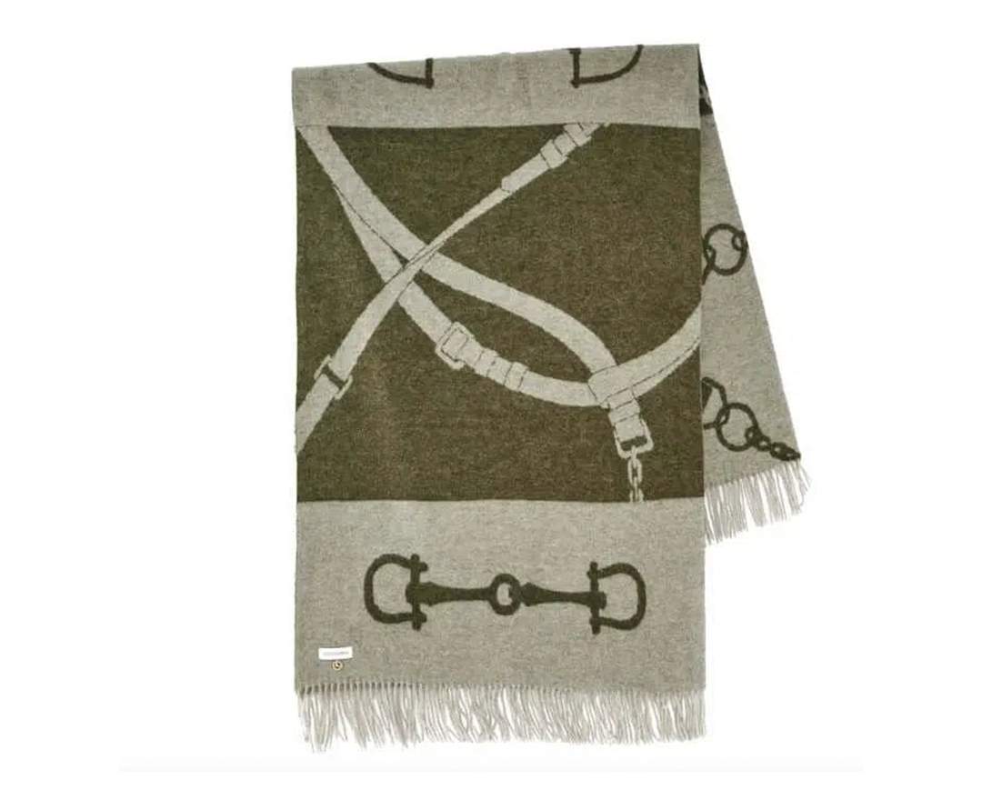 Adamsbro Decke Kaschmir Plaid Snaffle Bit Pferdedesign Adamsbro Decke Kaschmir Plaid Snaffle Bit Pferdedesign