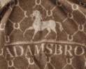 Adamsbro - Decke Kaschmir Plaid Pferdedesign Hufmuster Thumbnail