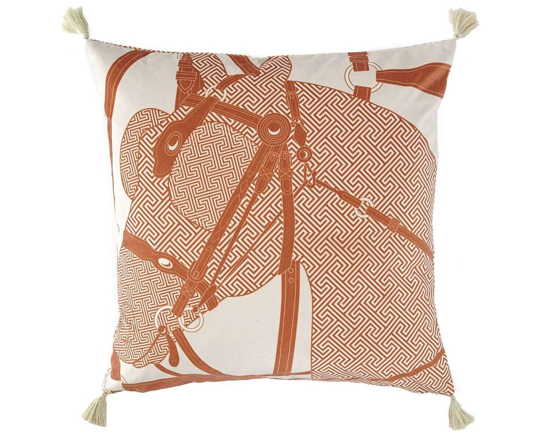 Adamsbro - Kissen Pillow Heritage Premium Samt - Orange