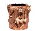 Adamsbro - Vase Rose' Crack Keramikvase Dancing Horses Thumbnail