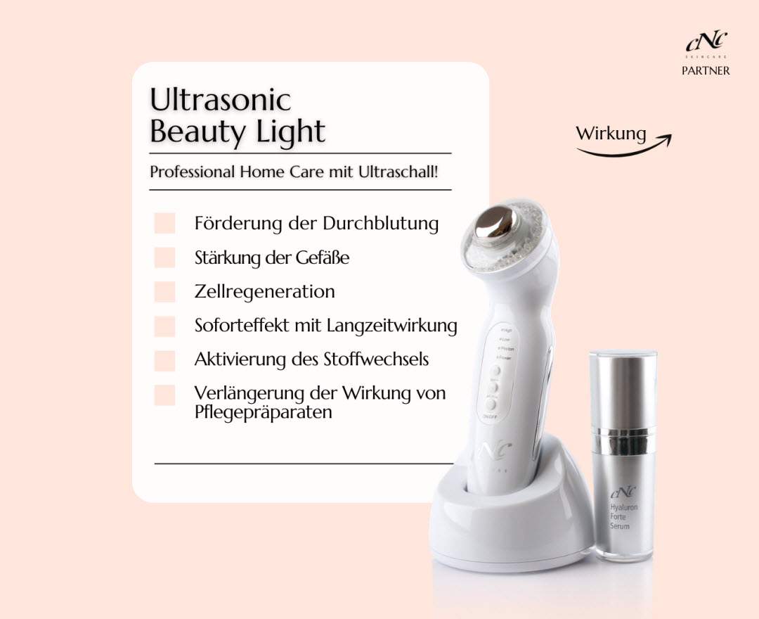 CNC Cosmetics - Hand-Ultraschallgerät CNC Ultrasonic Beauty Light