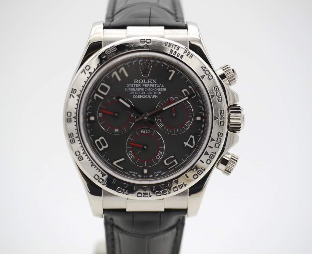 Rolex Rolex Daytona Grey Racing Dial 116519 LC170 Italien inkl. Box & Papiere & Rolex Service 2021
