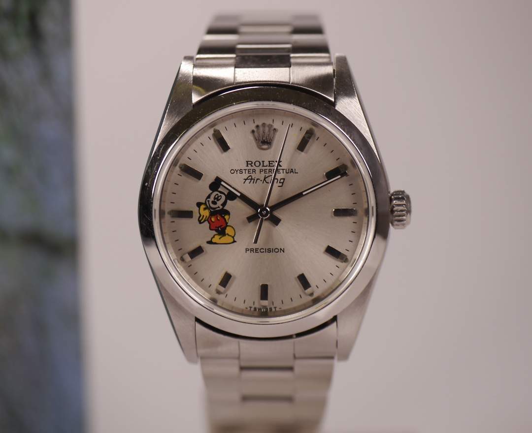 Rolex Air-King Mickey Mouse 14000 34mm 2001 inkl. Box