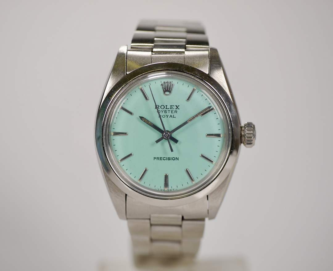 Rolex Oyster Royal Precision 6426 Turquiose Dial 34mm 1967 inkl. Box