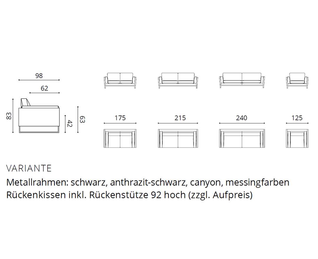 IH Studio Collection Sofa ILIA