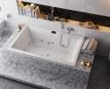 SPAVIDA® - Whirlpool Badewanne Crown Whirlsystem Champagner Thumbnail