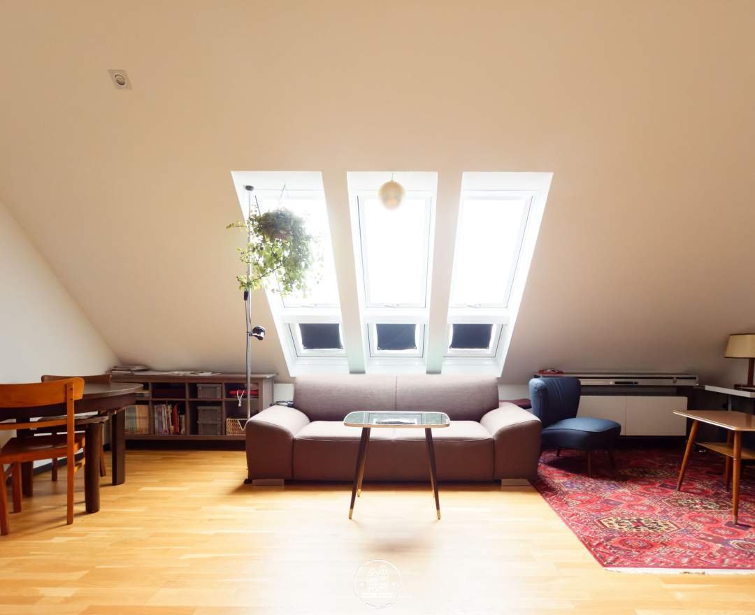 MaklerinMünster Kaufobjekt: HOCH HINAUS UND GUT VERSORGT: STILVOLLE DACHGESCHOSSWOHNUNG AN DER WOLBECKER STRASSE