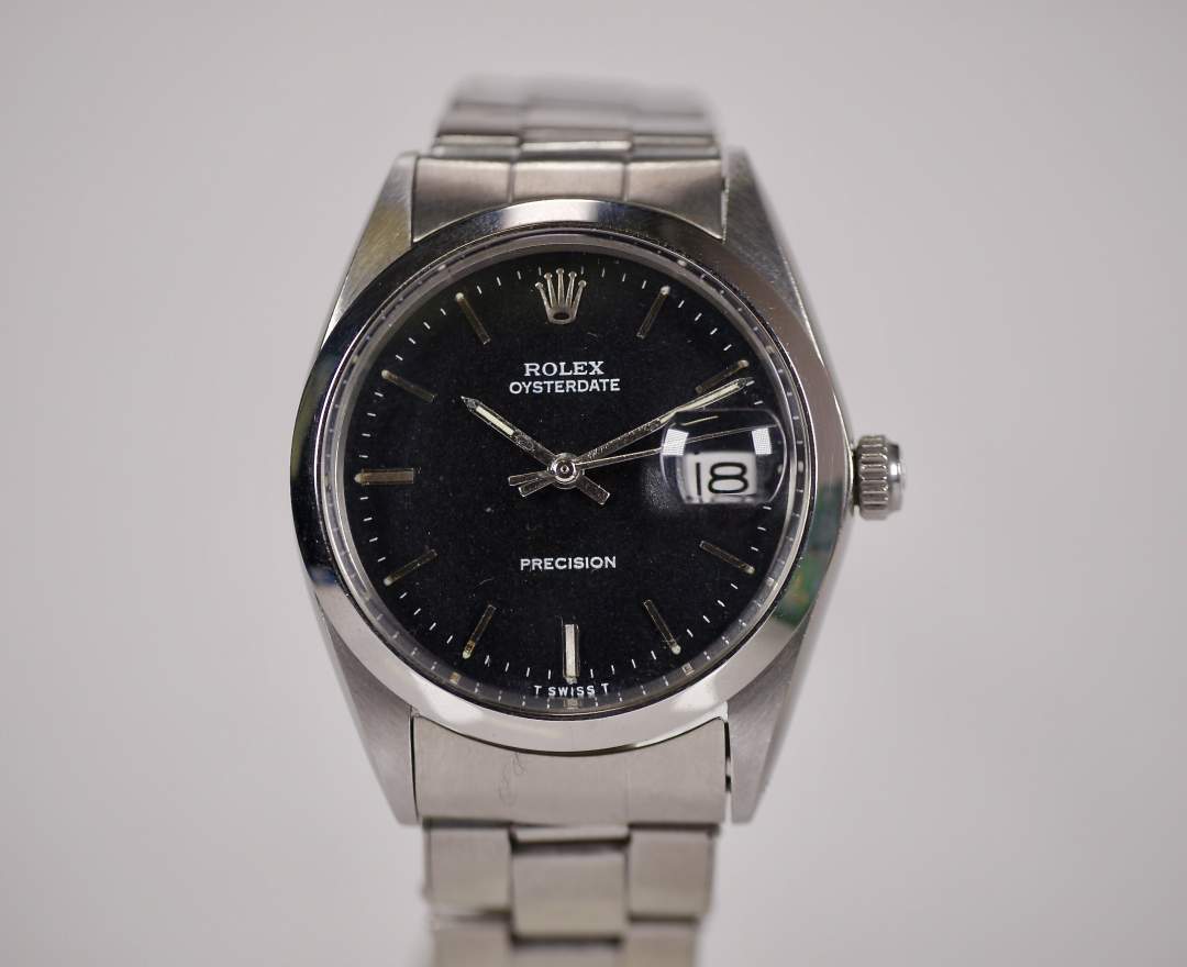 Rolex - Rolex Oysterdate Precision 1969 6694 34mm Schwarz