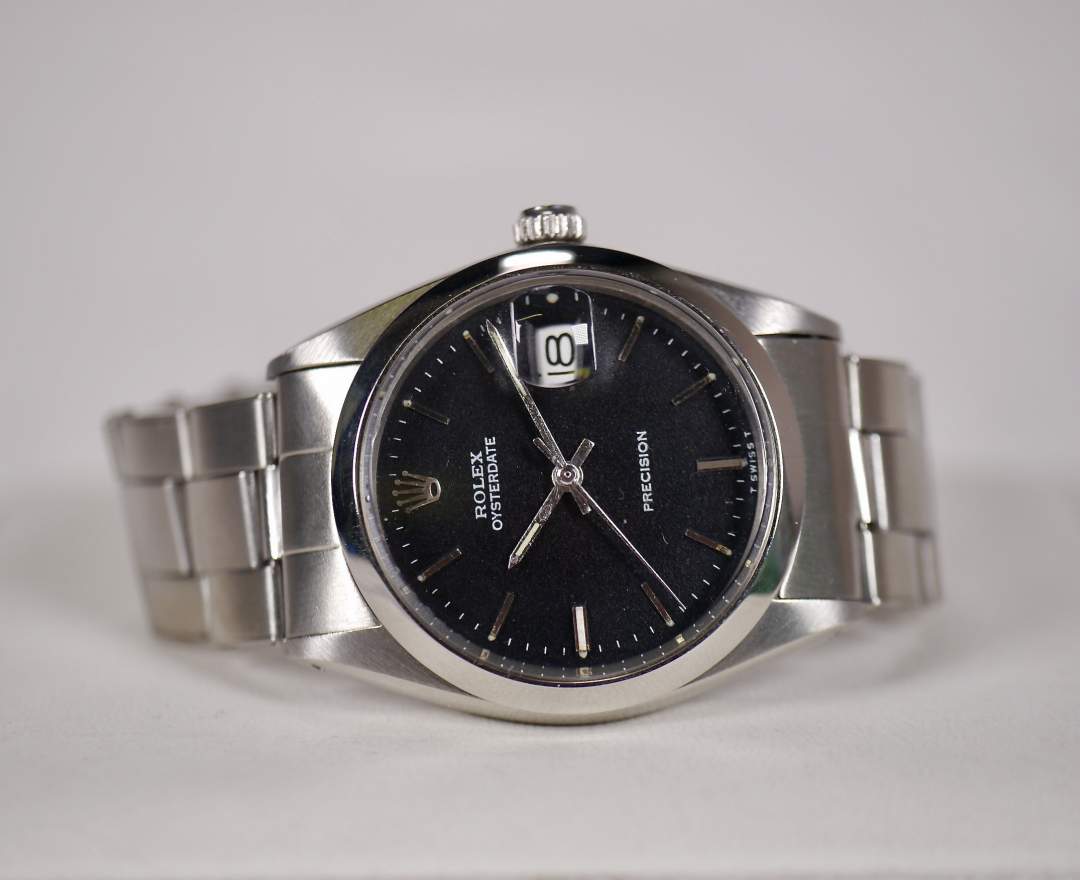 Rolex - Rolex Oysterdate Precision 1969 6694 34mm Schwarz