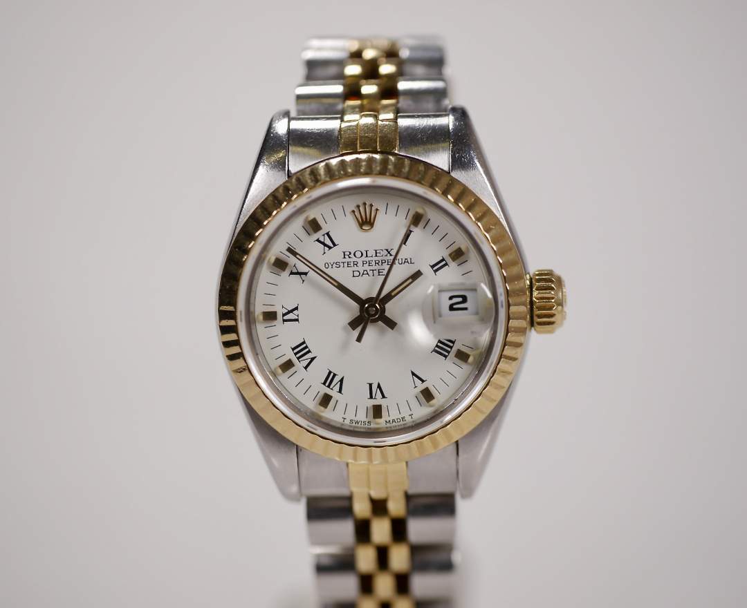Rolex Rolex Lady-Datejust 26mm 1985 69173 Weiß inkl. Box