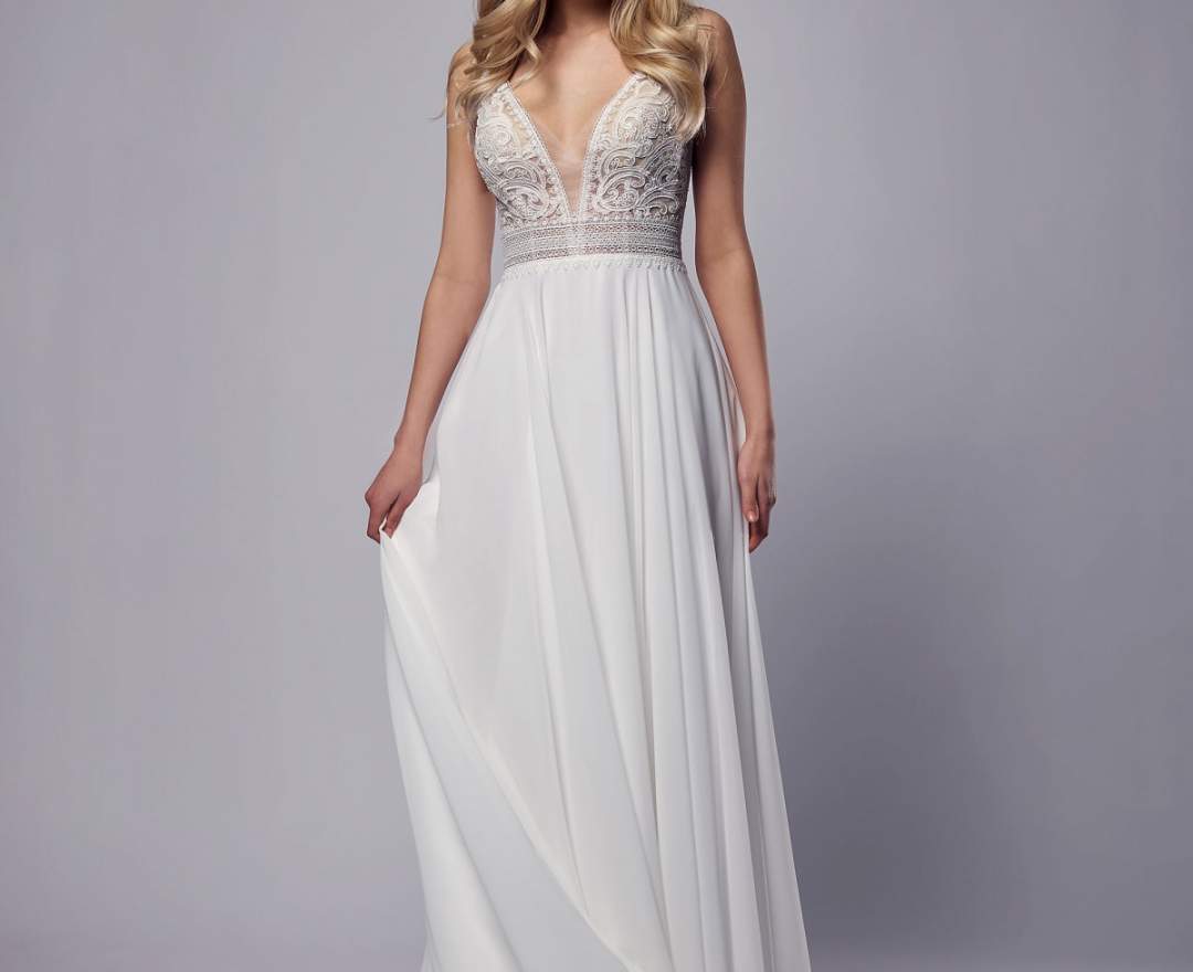 Fashion Queen Bridal - Brautkleid aus Chiffon