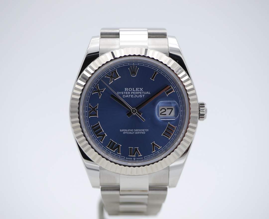 Rolex Datejust 41 2022 126334 Azurro Blue inkl. Box & Papiere & Erstkaufrechnung