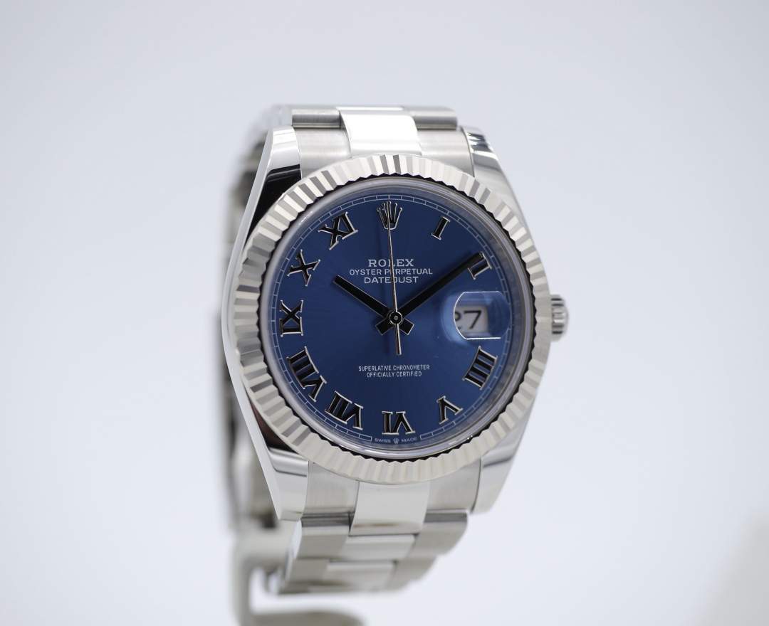 Rolex Datejust 41 2022 126334 Azurro Blue inkl. Box & Papiere & Erstkaufrechnung