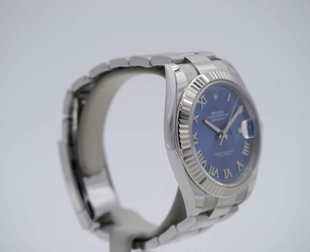 Rolex Datejust 41 2022 126334 Azurro Blue inkl. Box & Papiere & Erstkaufrechnung