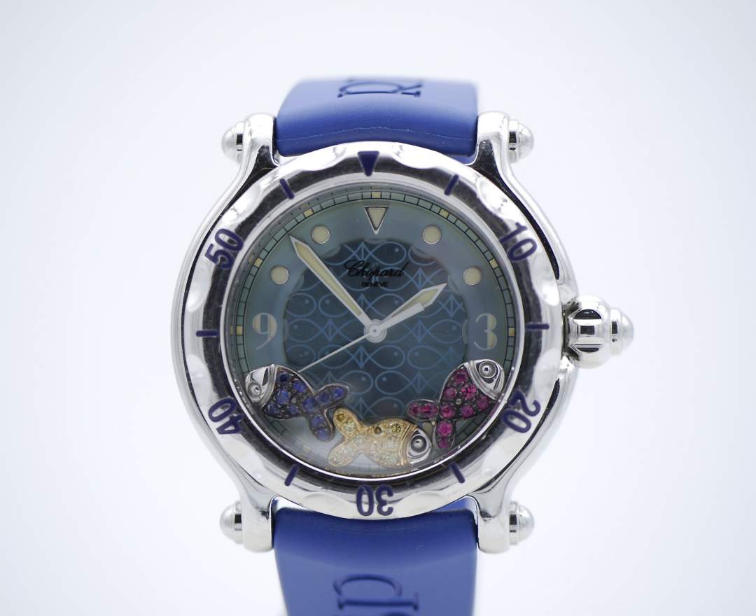 Chopard Chopard Happy Sport Fish 38mm 28/8347/8-402 inkl. Box