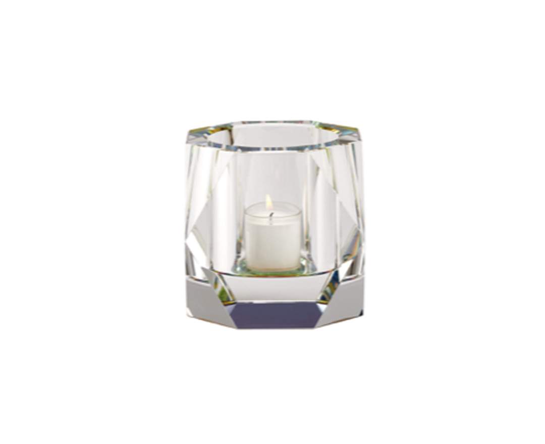 Giftcompany Kerzenhalter Kristallglas Achteck