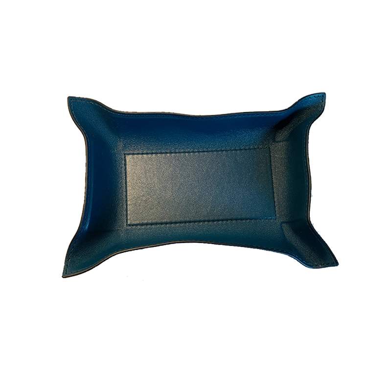 Giobagnara - Giobagnara, Jack Valet Tray Langrechteckig, Farbe Petrol Blue