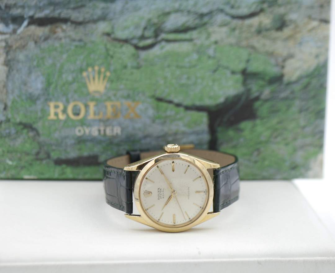 Rolex - Rolex Oyster Precision 34mm Gold Plated 6426 1960 inkl. Box