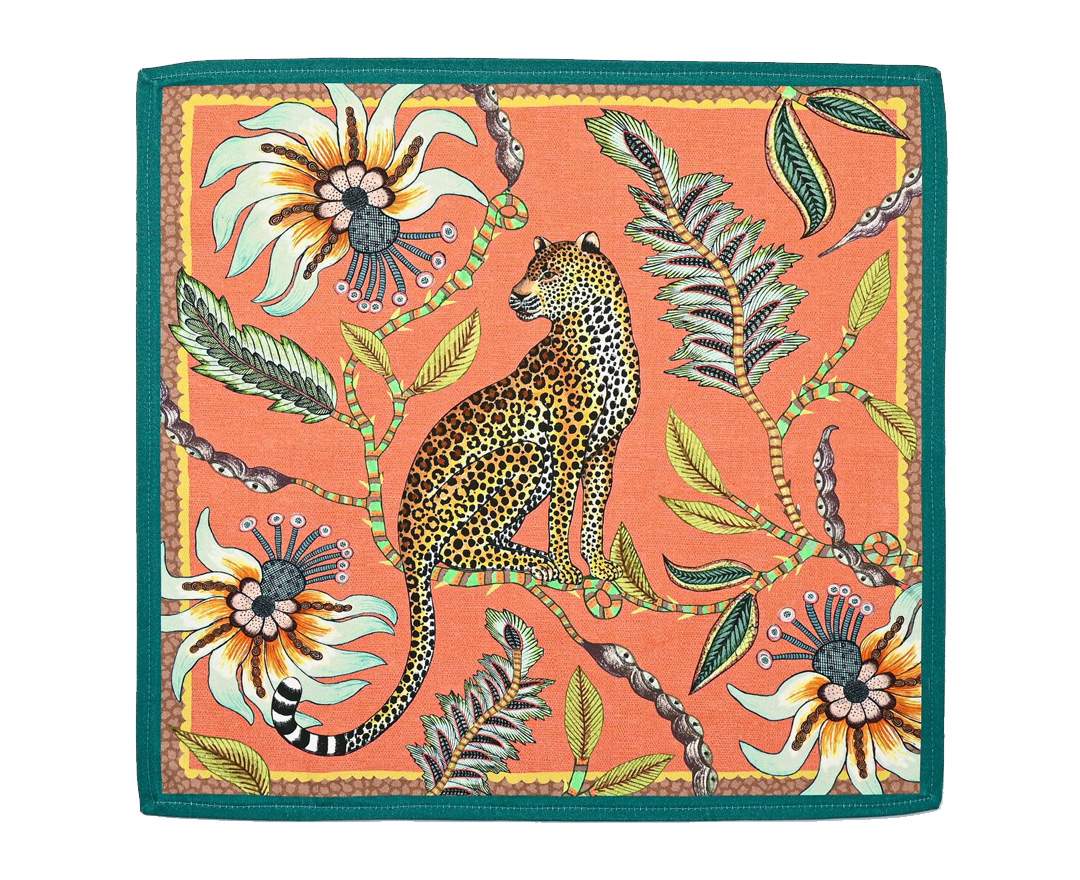 Ardmore Ardmore, Servietten Leopard Coral 2 Stück Ardmore Ardmore, Servietten Leopard Coral 2 Stück