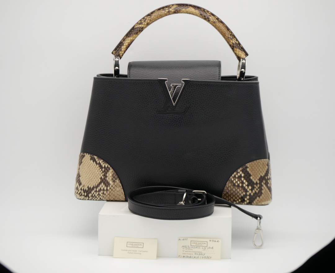 Louis Vuitton Louis Vuitton Capucines Python