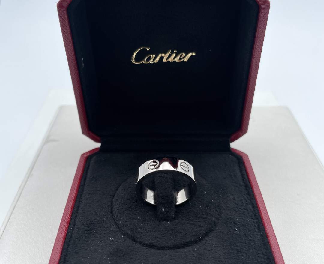 Cartier Cartier Love Ring Größe 58 Weißgold 750 inkl. Box