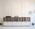 USM Haller - Sideboard mit 3 Klappen und offenen Fächern reinweiss Thumbnail