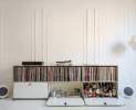 USM Haller - Sideboard mit 3 Klappen und offenen Fächern reinweiss Thumbnail