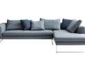 COR - Cor Mell Lounge Sofa mit Liege Thumbnail