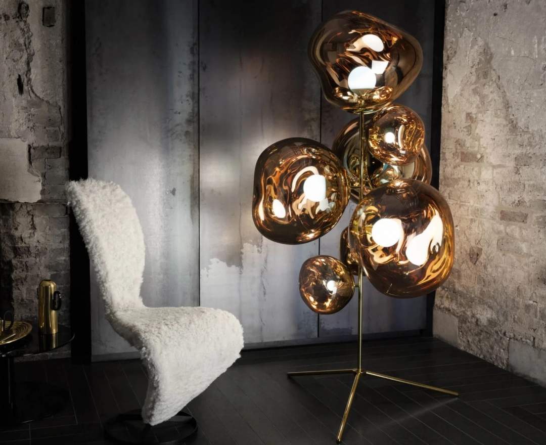 Tom Dixon - Tom Dixon Melt Stand Chandelier Stehleuchte