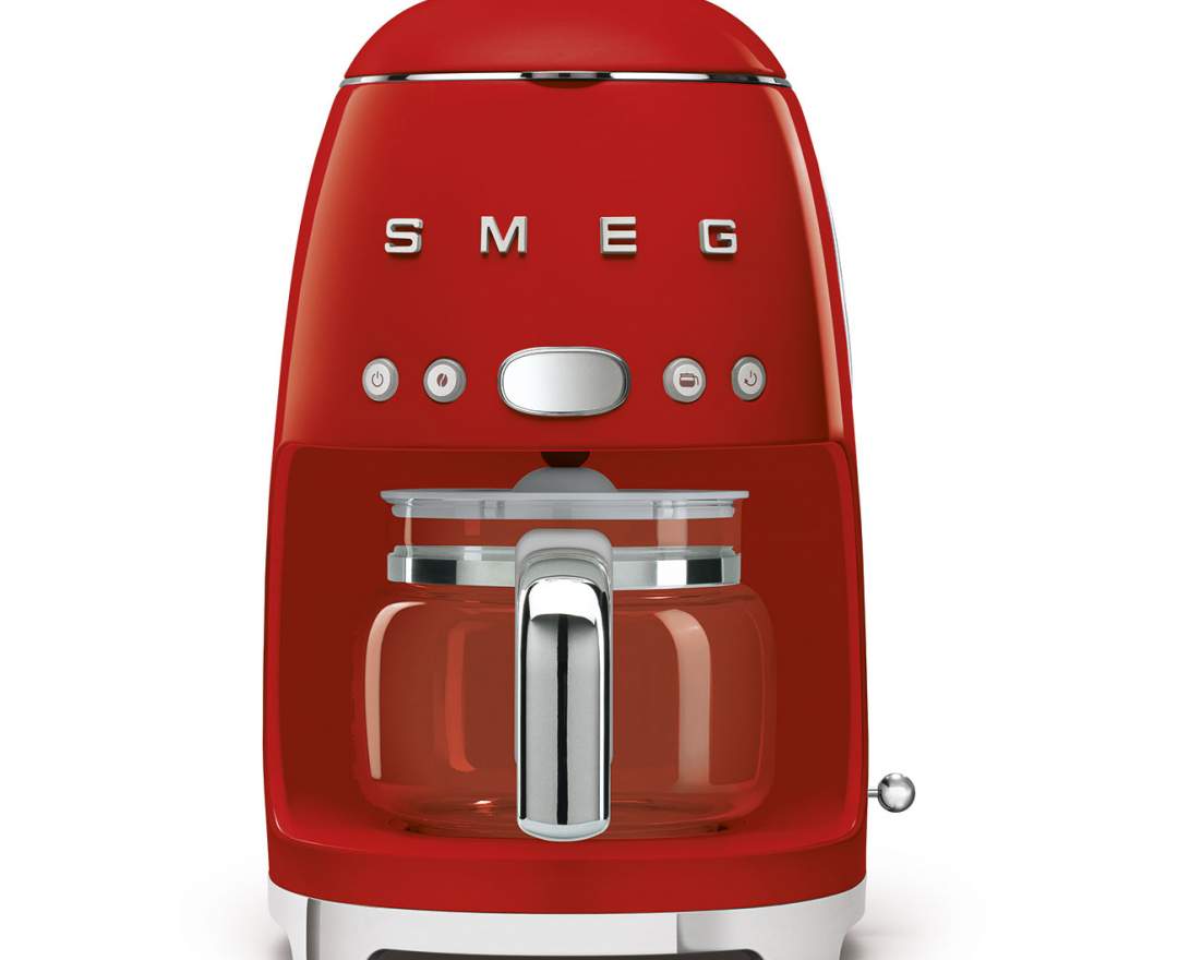 Smeg Filter-Kaffeemaschine Rot 50's Style