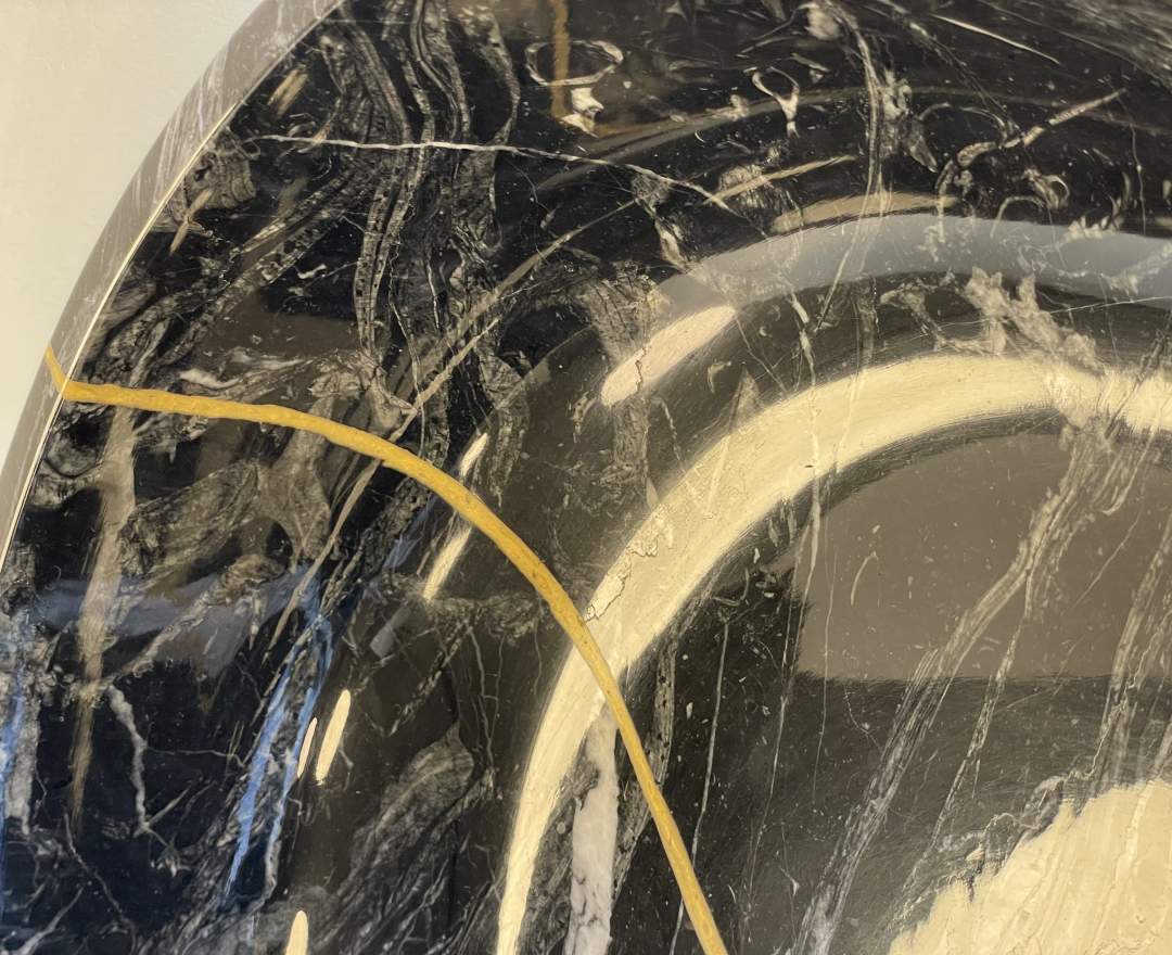 Wohnkultur Düsseldorf - Nero Marquina Waschbecken