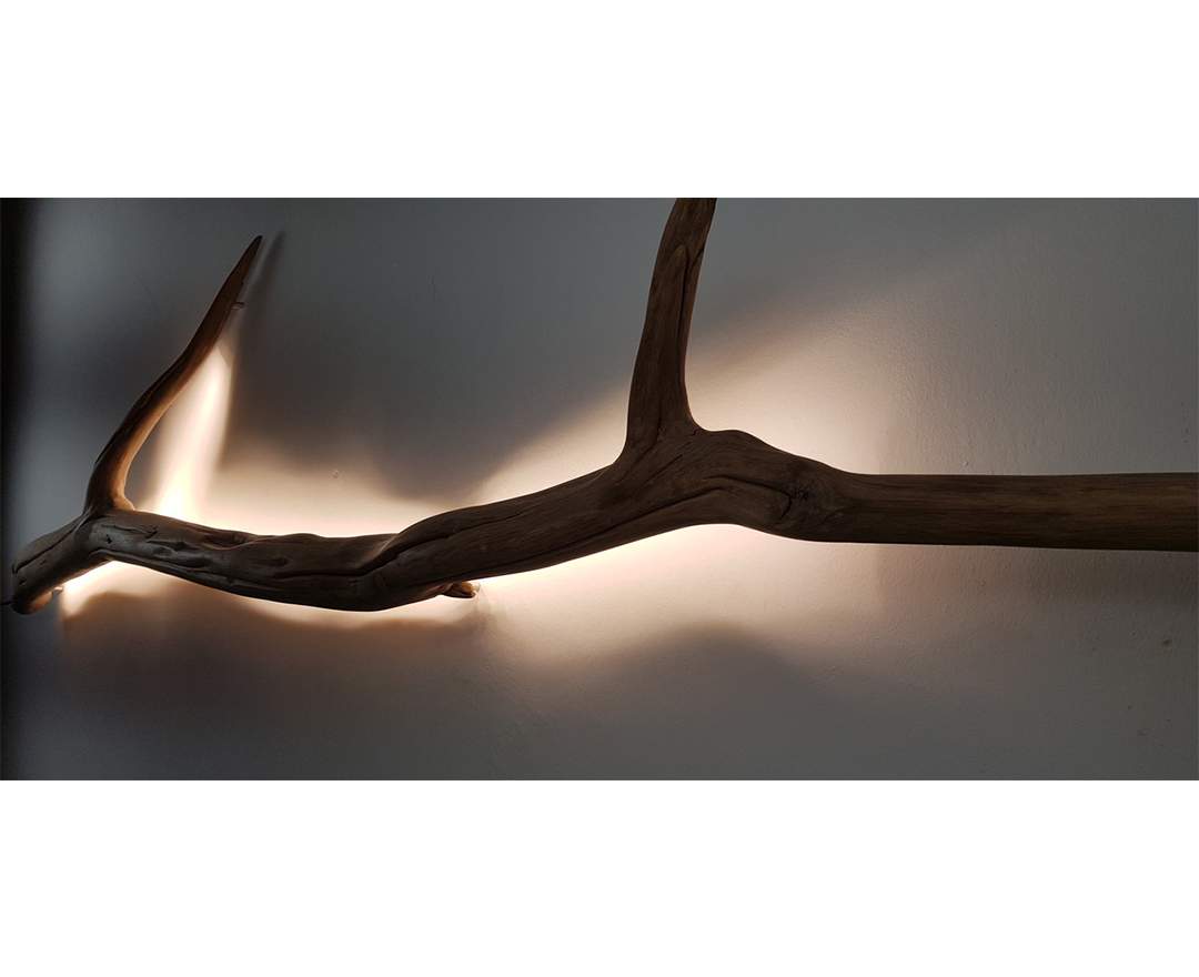 Astwerk Lichtkunst - Wandlampe, Wandobjekt