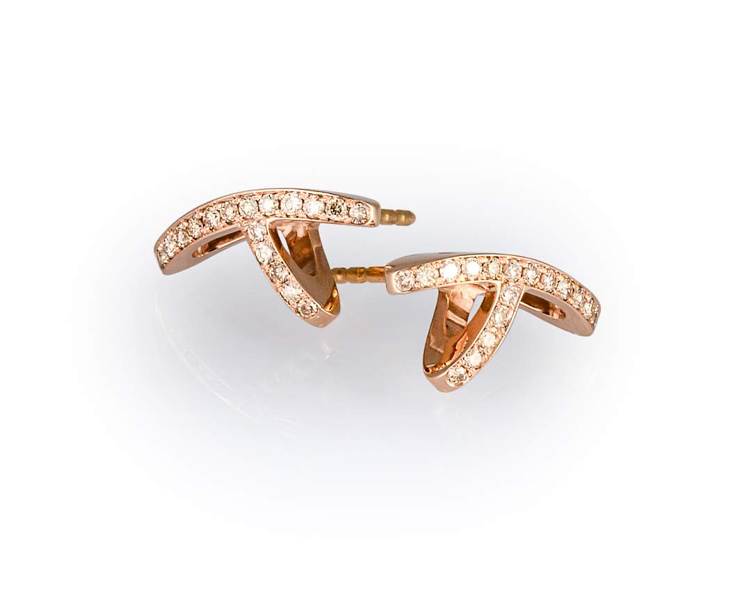 YORK Jewellery Y-Flex Ohrring Champagne Diamond