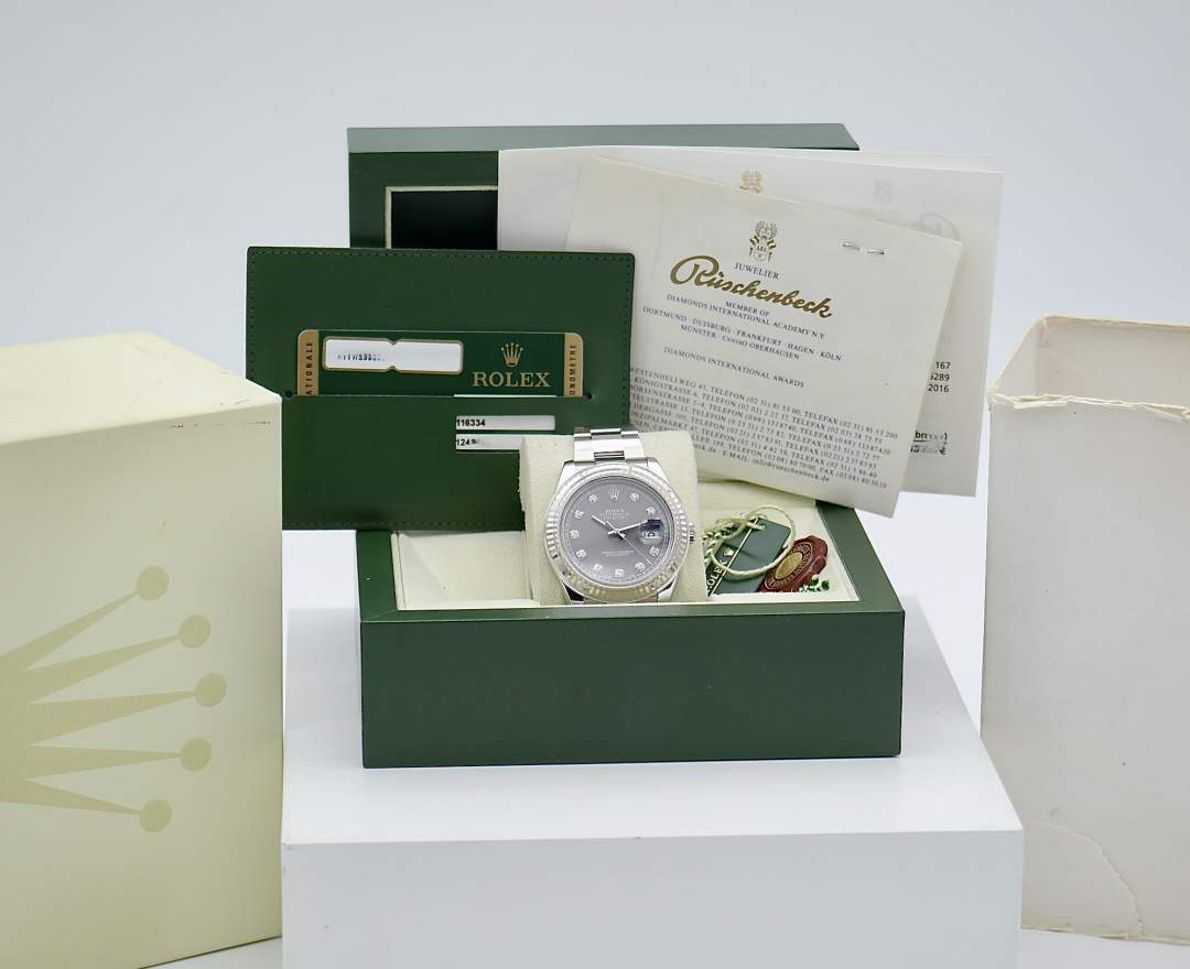 Rolex Datejust II mit Box und Papieren LC100 aus 2011