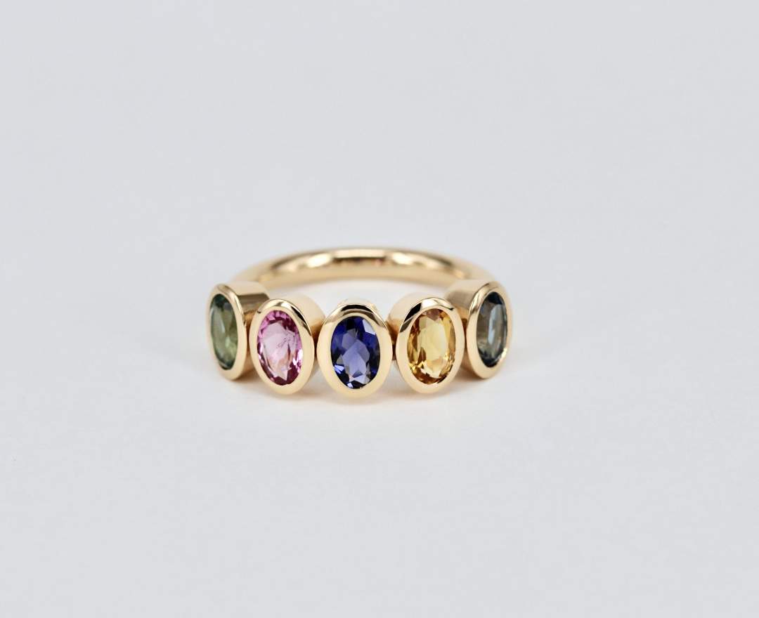 Goldschmiede Stephanie Berger - Colour-Up-Ring