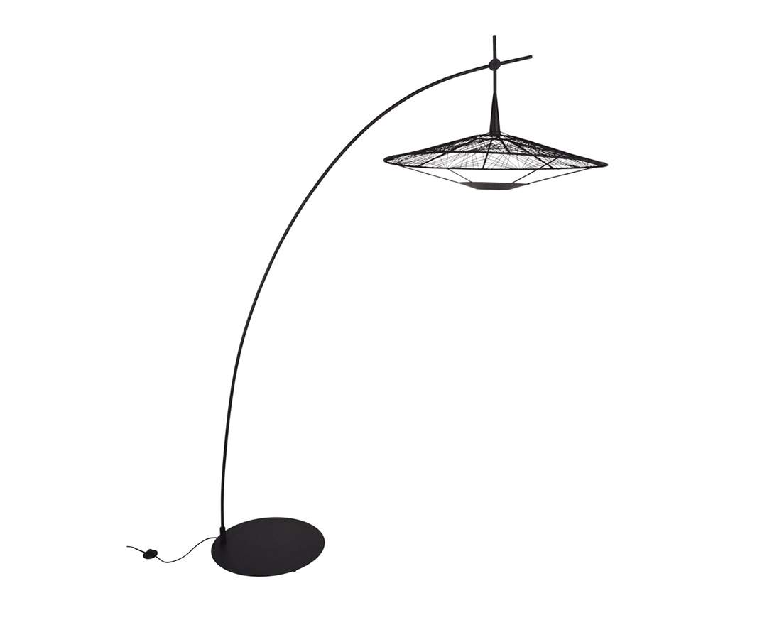 Forestier Lampadaire Carpa Noir Stehleuchte