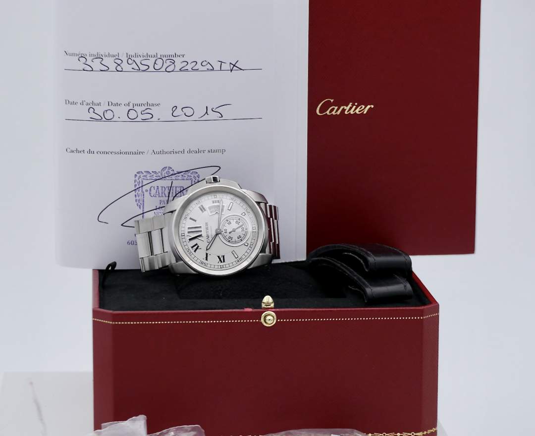 Cartier Calibre de Cartier 2015 3389 42mm inkl. Box & Papiere
