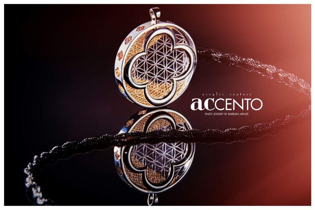 Accento - acCENTO - Collier | Dankbarkeitssymbol mit der Blume des Lebens