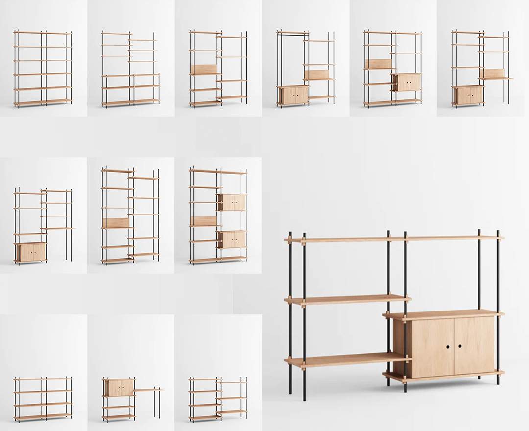 Moebe - Regalsystem Floor Standing