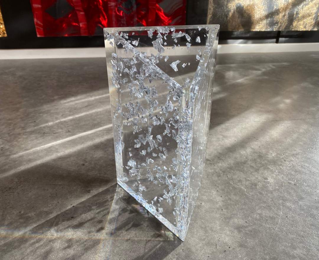 DESIGN-VASE TRIANGOLO | FIOCCHI Silber