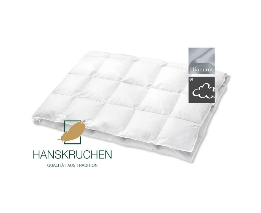 HANSKRUCHEN - Daunen Bettdecke Diamant Medium