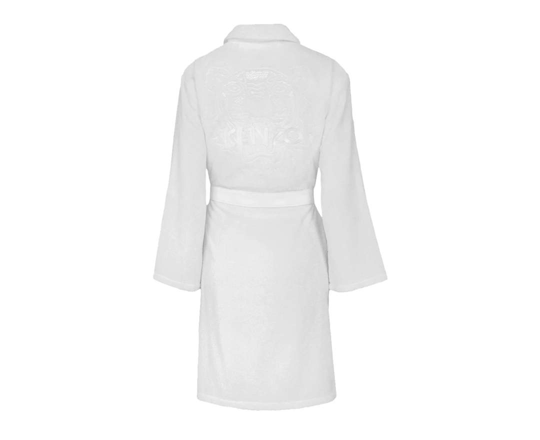 Kenzo Damen Bademantel Iconic blanc