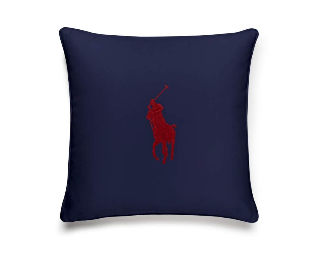 Ralph Lauren Home Pony Dekokissen Bezug, navy-red