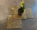 Acrylic Couture - DESIGN Deko- und Servierteller BELLEZZA | 4-er Set FIOCCHI Gold Thumbnail