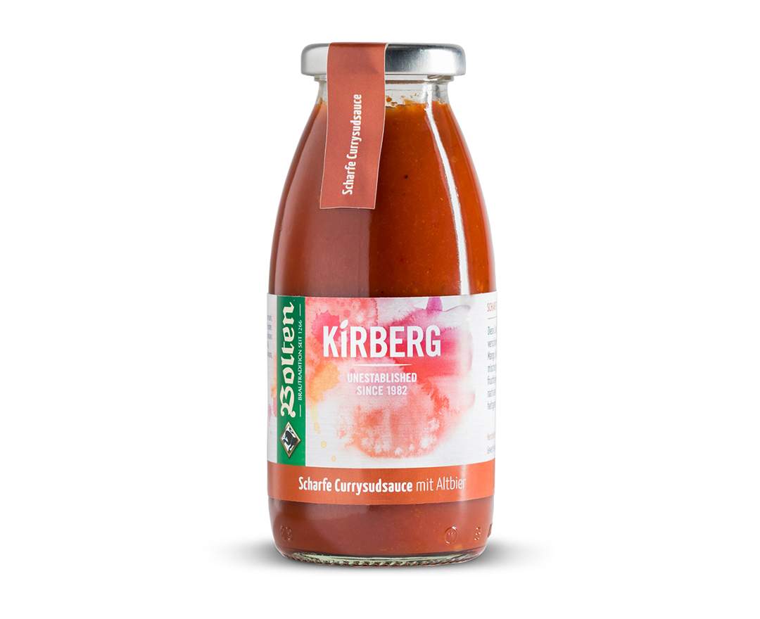 Kirberg Manufaktur Grillsauce - Boltens Scharfer Currysud mit Altbier