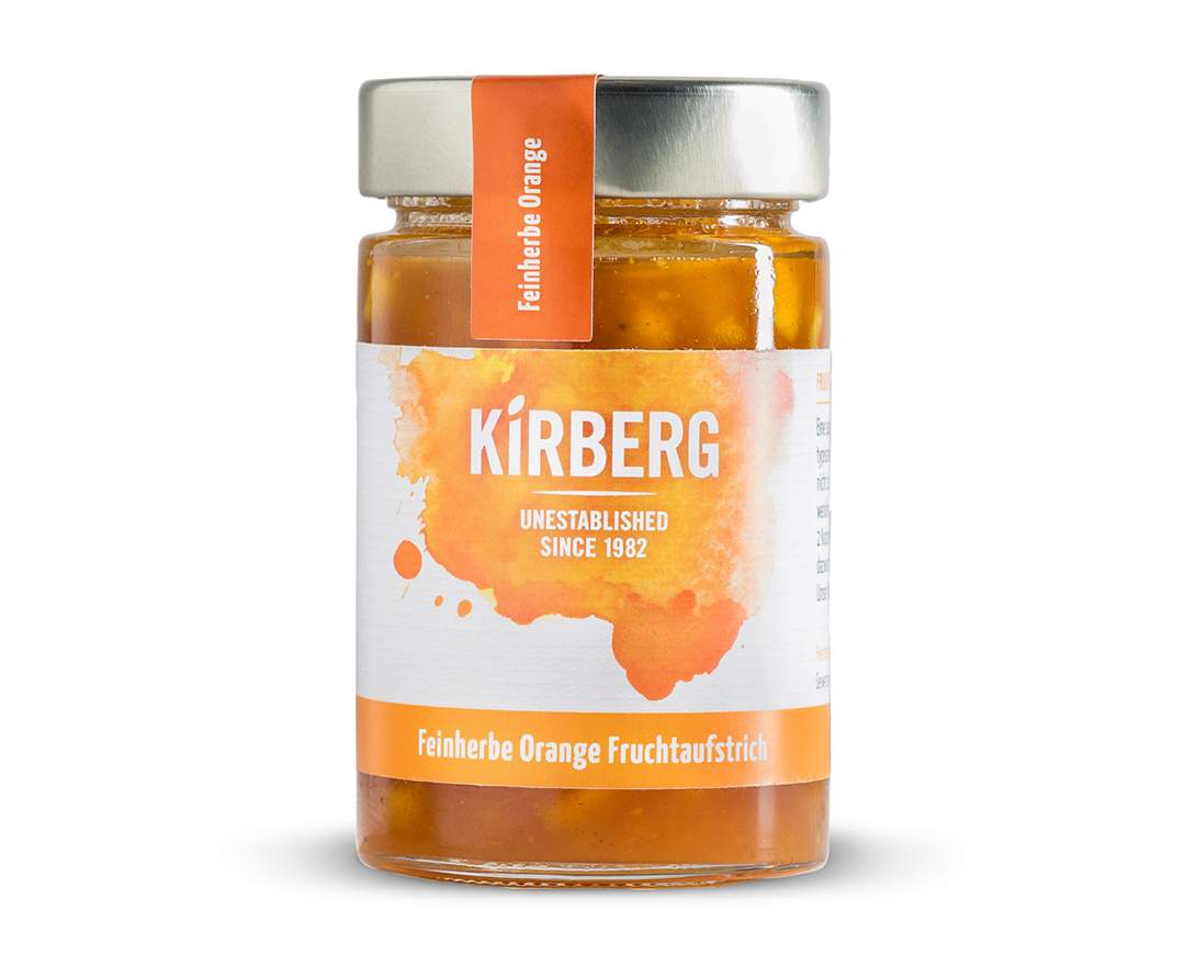 Kirberg Manufaktur Feinherbe Orange Fruchtaufstrich