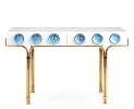 Jonathan Adler - Jonathan Adler Konsole Globo | Blau Thumbnail