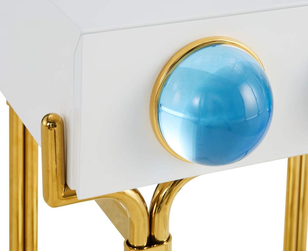 Jonathan Adler - Jonathan Adler Konsole Globo | Blau