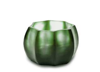 Koonam Vasen und Teelichthalter grün/schwarz stahlgrau - Teelichthalter