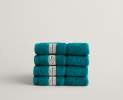 GANT HOME - Handtuch 30x30cm 4er-Set (verschiedene Farben) - ocean turquoise Thumbnail